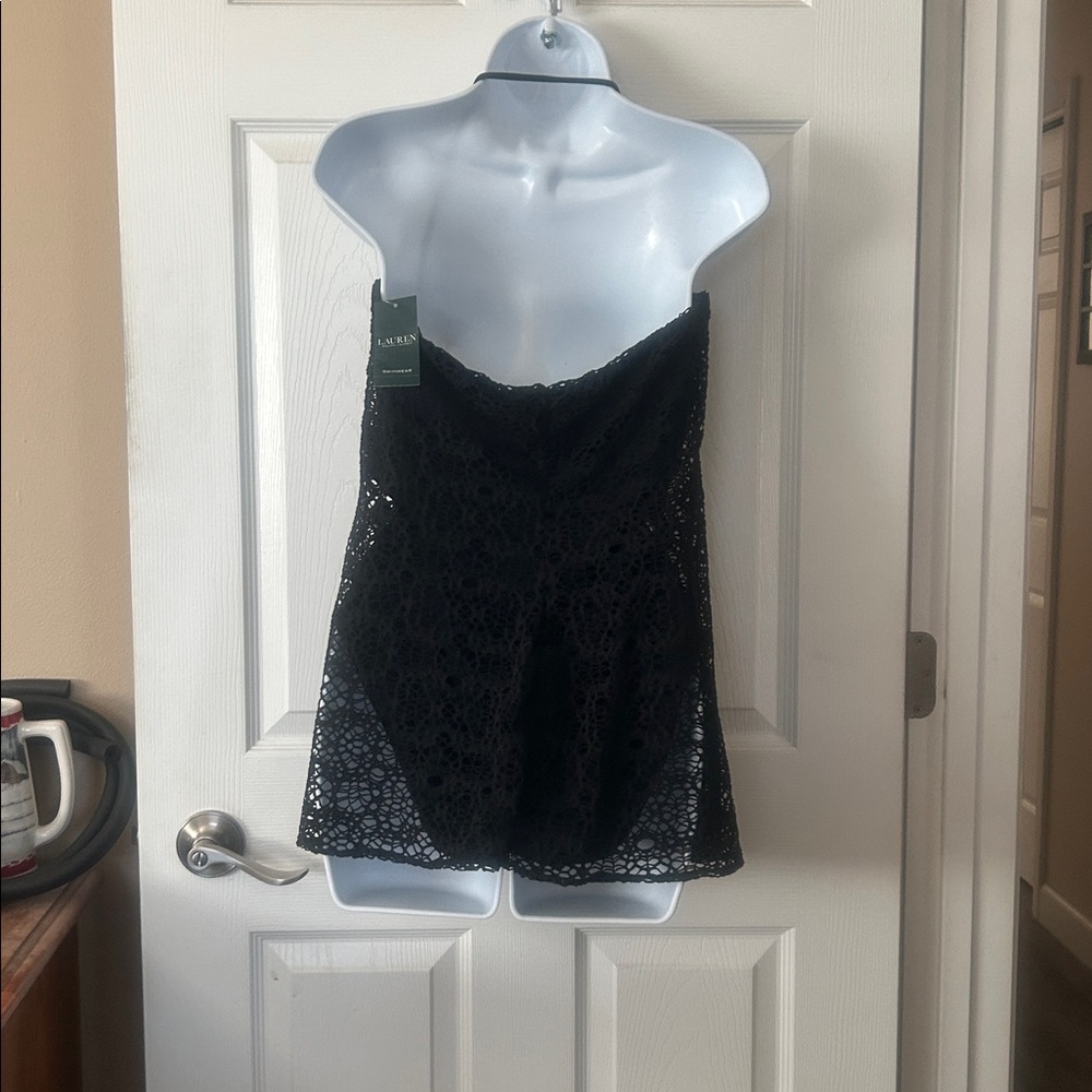 Ralph Lauren Black Halter one piece swimsuit - Picture 3 of 4